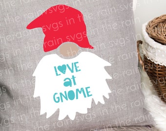 Valentine Gnome SVG - Gnome Valentine SVG file - Valentine Gnome for Cricut - Cute Valentine Gnome - Gnome Cut File - Gnome Love svg