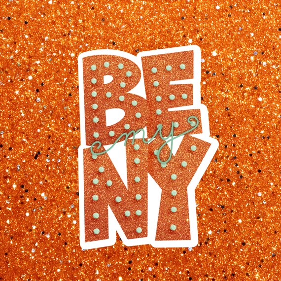 Be My NY Waterproof Sticker - Elizabeth Taylor Showgirl