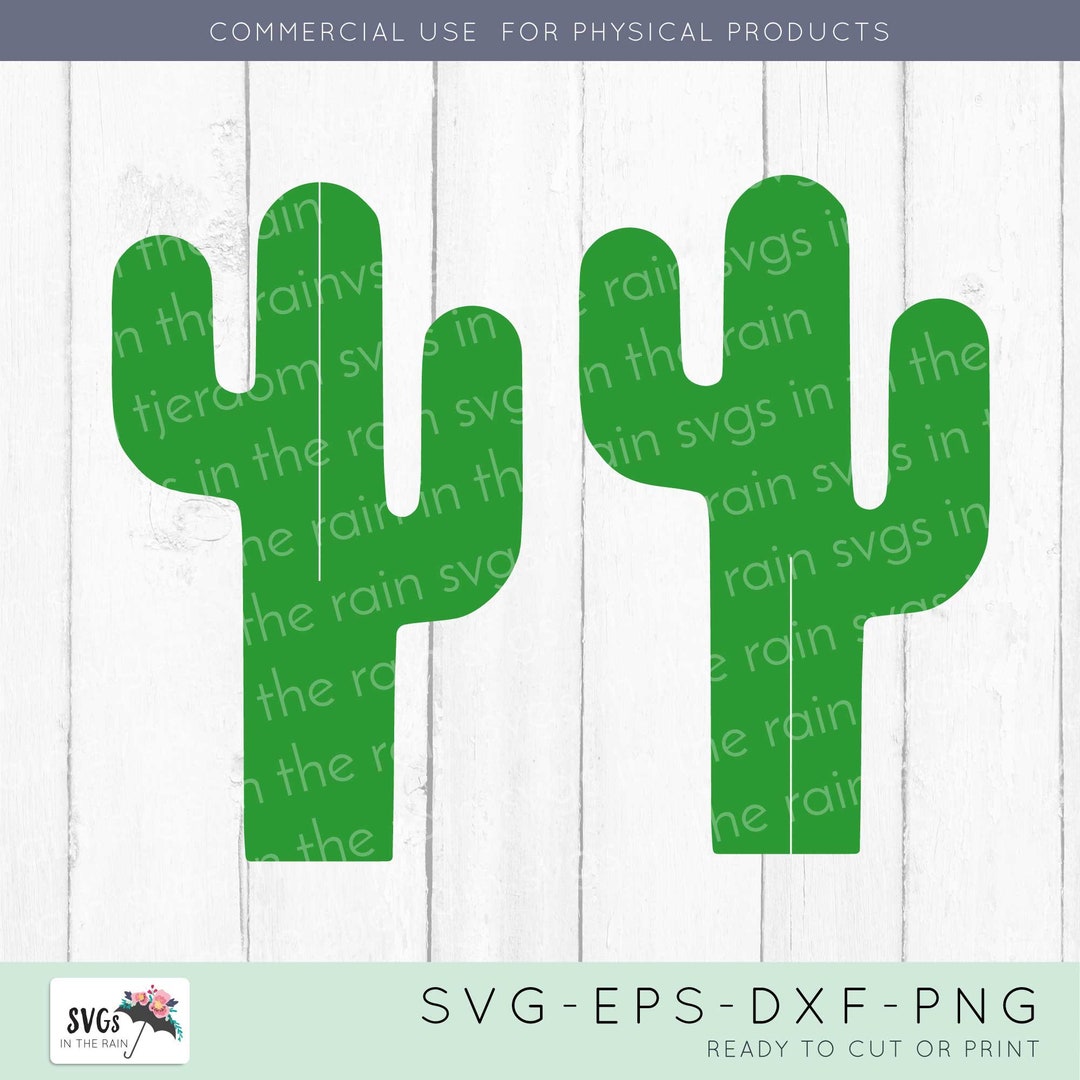 3d Cactus SVG - Cactus for Cricut - 3d Cactus Cut File - Cactus Svg ...