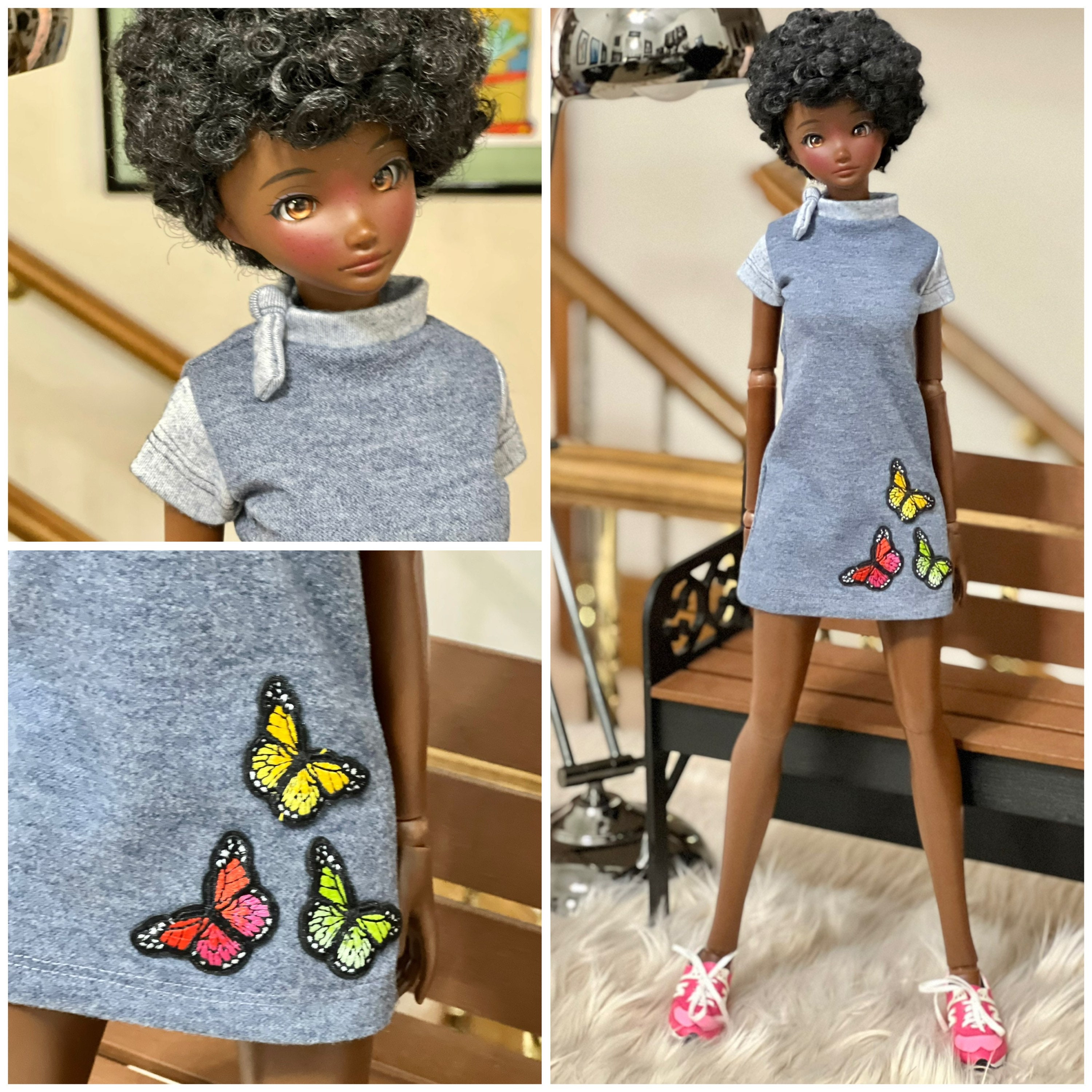 Smart Doll Dress for bjd 1/3 handmade