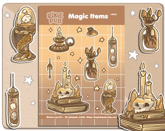 Magic Items Mini Sticker Sheet