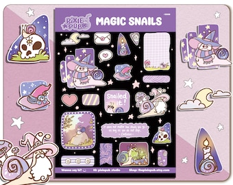 Magic Snails - A5 Sticker Sheet