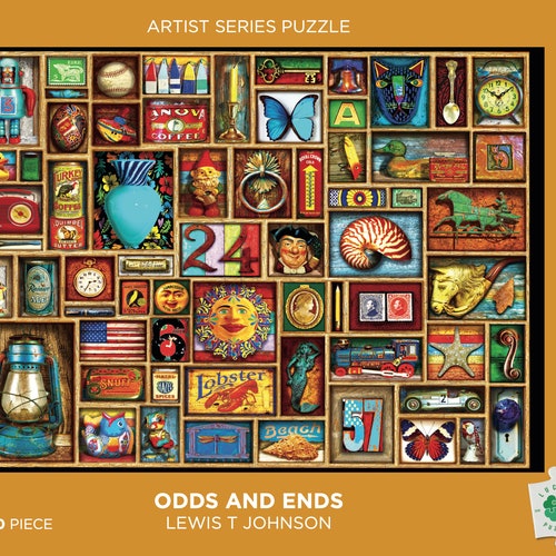 Odds and Ends by Lewis T Johnson Lucky Puzzles 1000 Piece Etsy