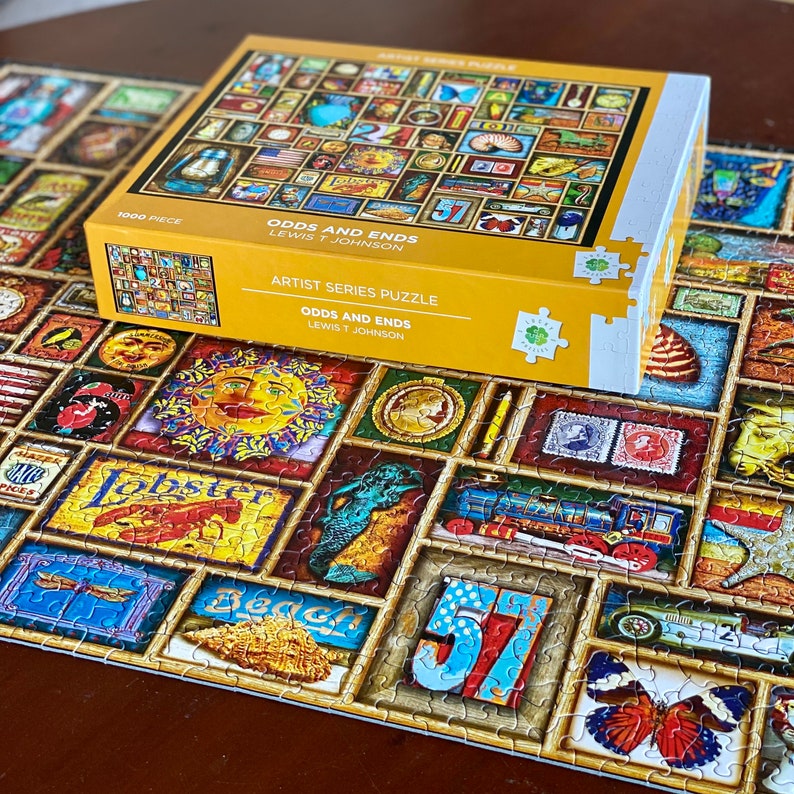 Odds and Ends by Lewis T Johnson Lucky Puzzles 1000 Piece Etsy