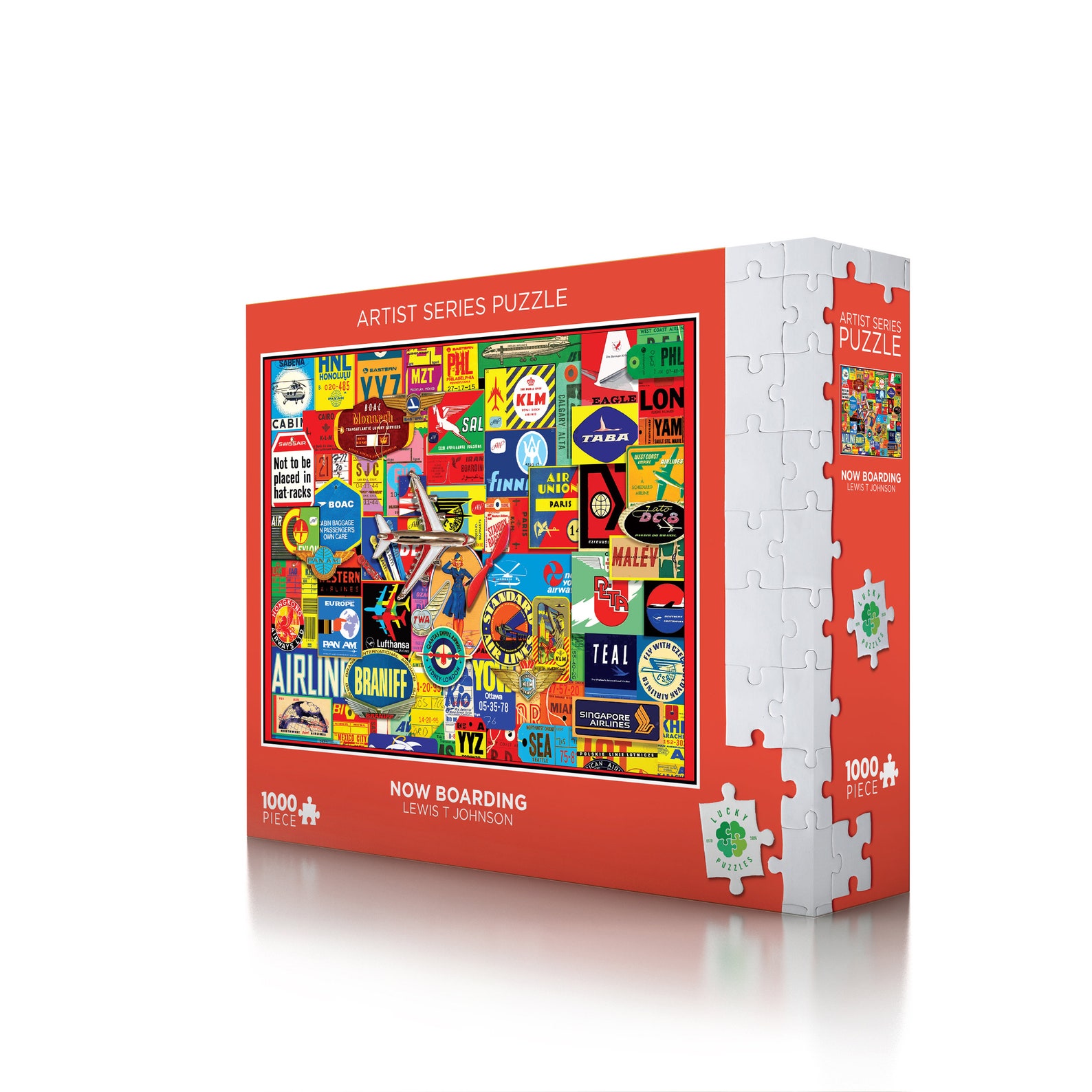 Now Boarding by Lewis T Johnson Lucky Puzzles 1000 Piece Etsy