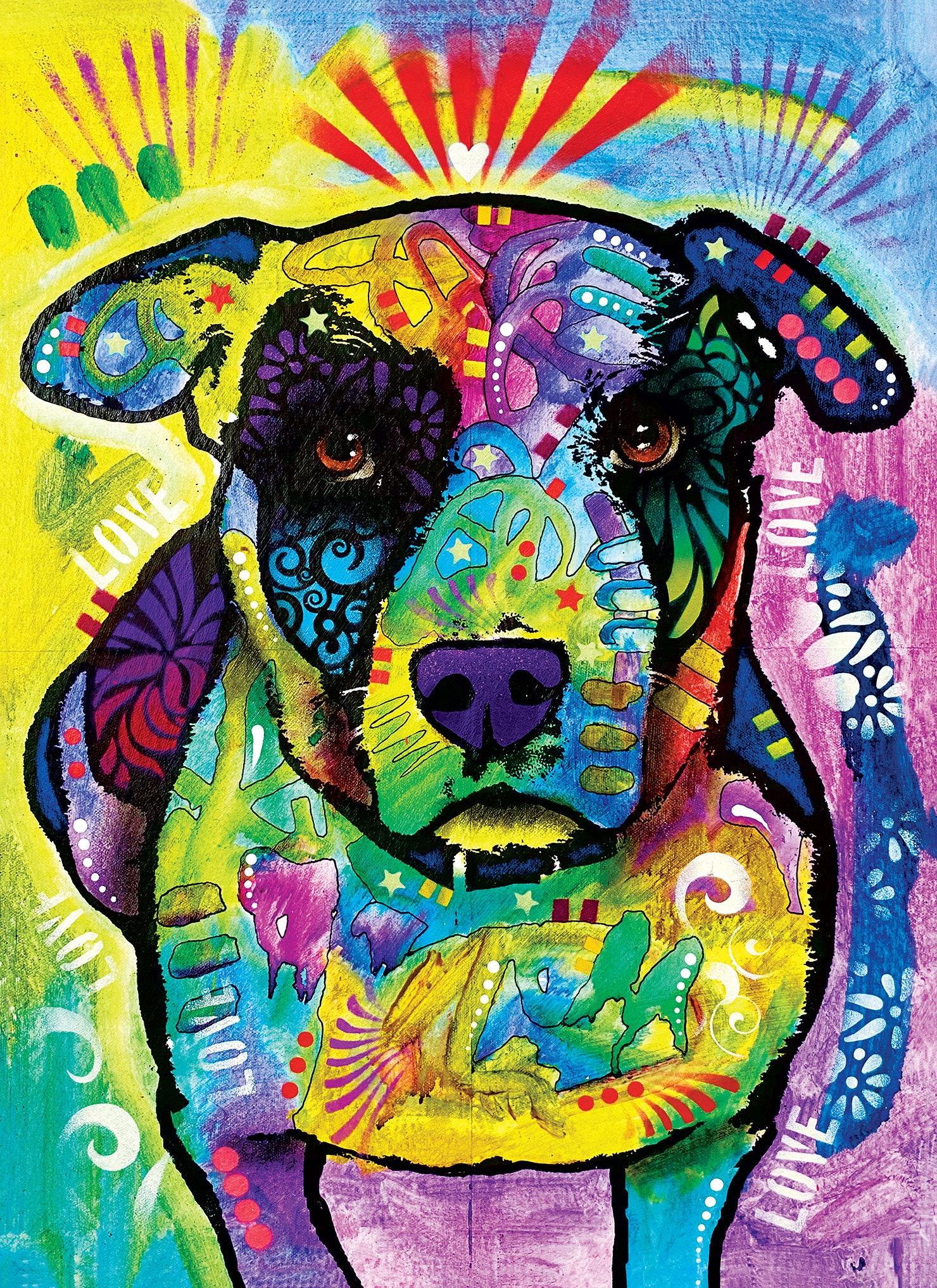 Dog Love by Dean Russo: Lucky Puzzles 1000 Piece Jigsaw Puzzle - Etsy