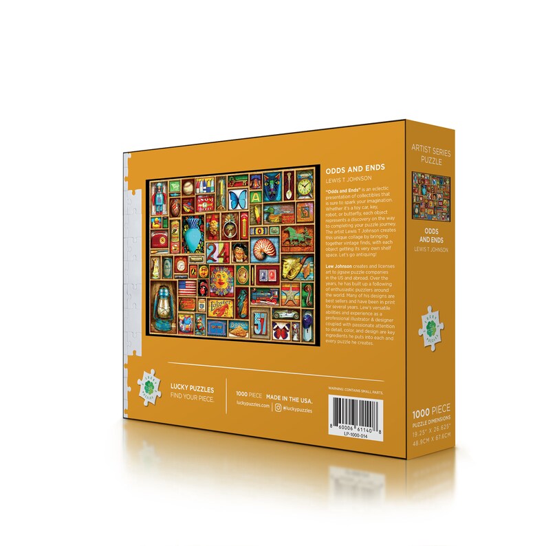 Odds and Ends by Lewis T Johnson Lucky Puzzles 1000 Piece Etsy