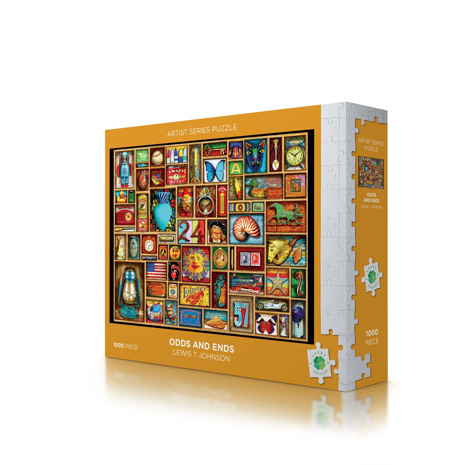 Odds and Ends by Lewis T Johnson Lucky Puzzles 1000 Piece Etsy