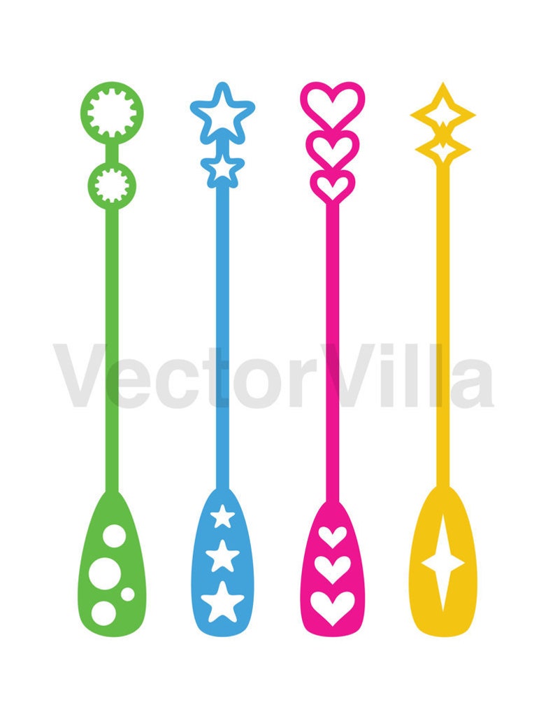 Bubble Wands SVG Cutting File Etsy
