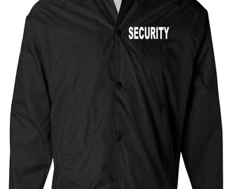 custom security windbreaker