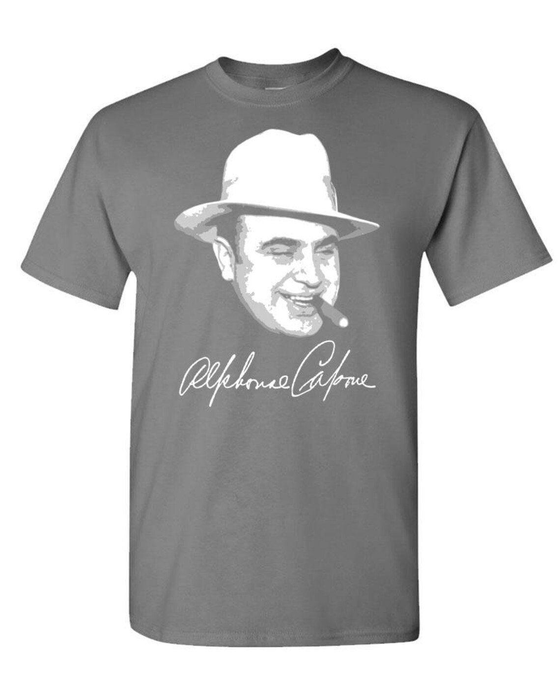 Al Capone Signature Unisex Cotton T-shirt Tee Shirt - Etsy