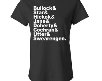 LDL228 Deadwood TV Show T Shirt for Womens Contton LDL228 Deadwood TV Show T Shirt for Womens Contton