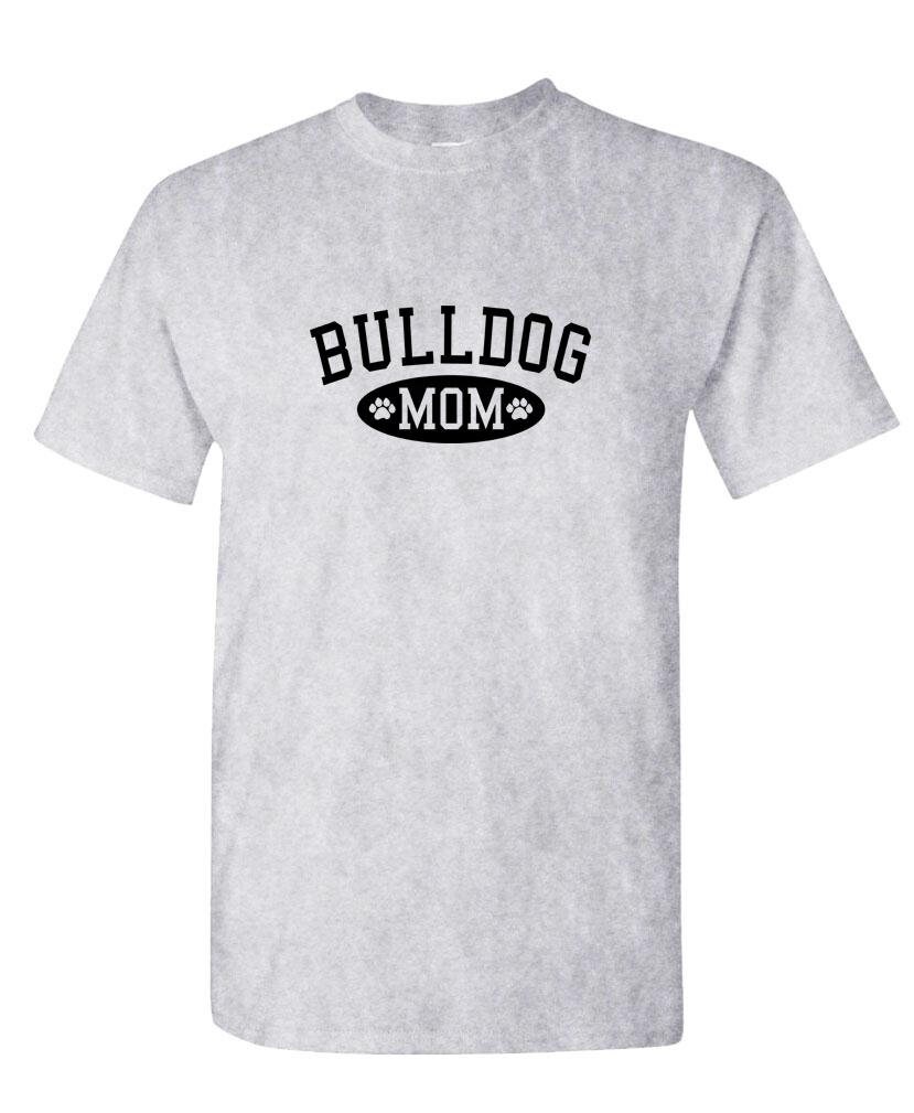 BULLDOG MOM Unisex Cotton TShirt Tee Shirt Etsy