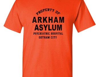 Arkham Asylum Shirt - Etsy