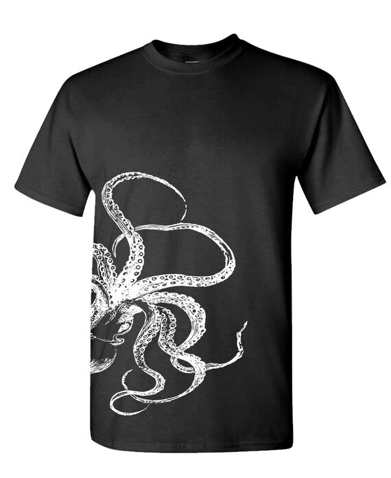 KRAKEN Giant Squid Octopus Titan Greek Cotton Unisex T-shirt | Etsy