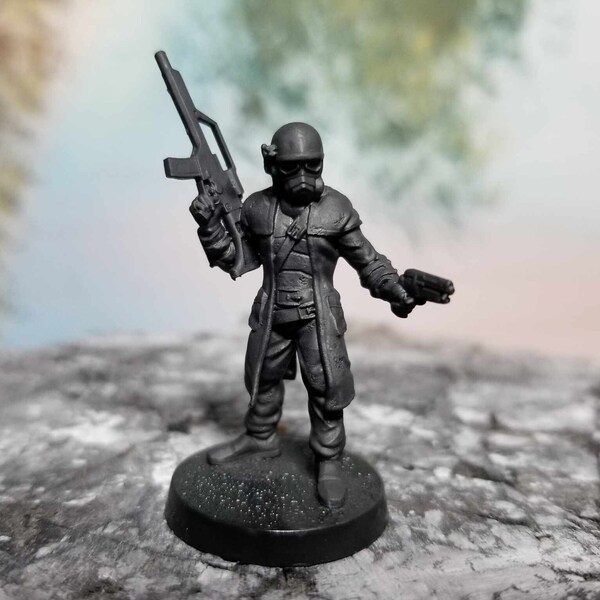 Fallout New Vegas Cover Primed and Unpainted Tabletop Miniature