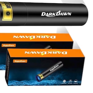 DARKDAWN UV 365nm Rechargeable Black Light Mini Flashlight USB