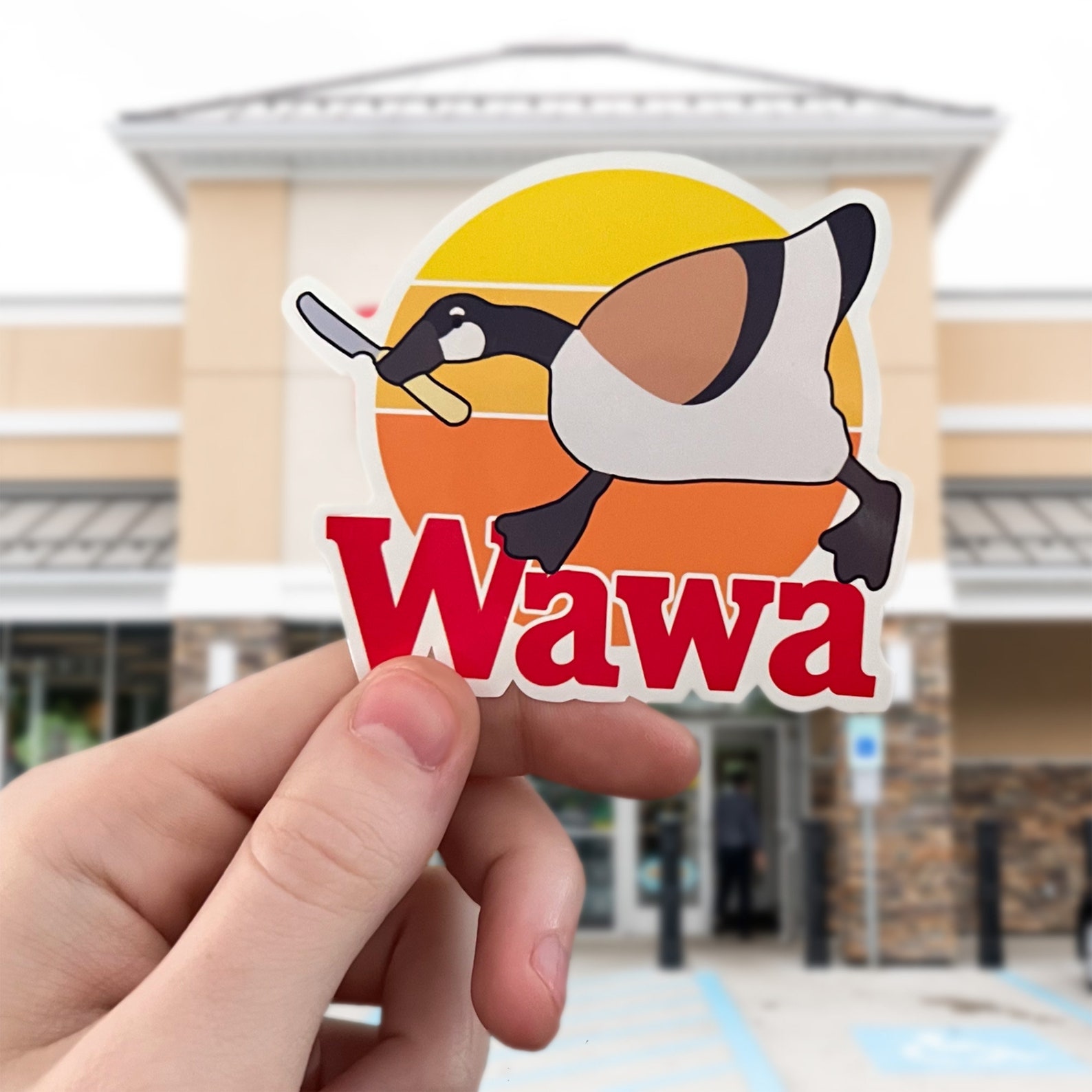 Untitled Wawa Goose Game Sticker Etsy