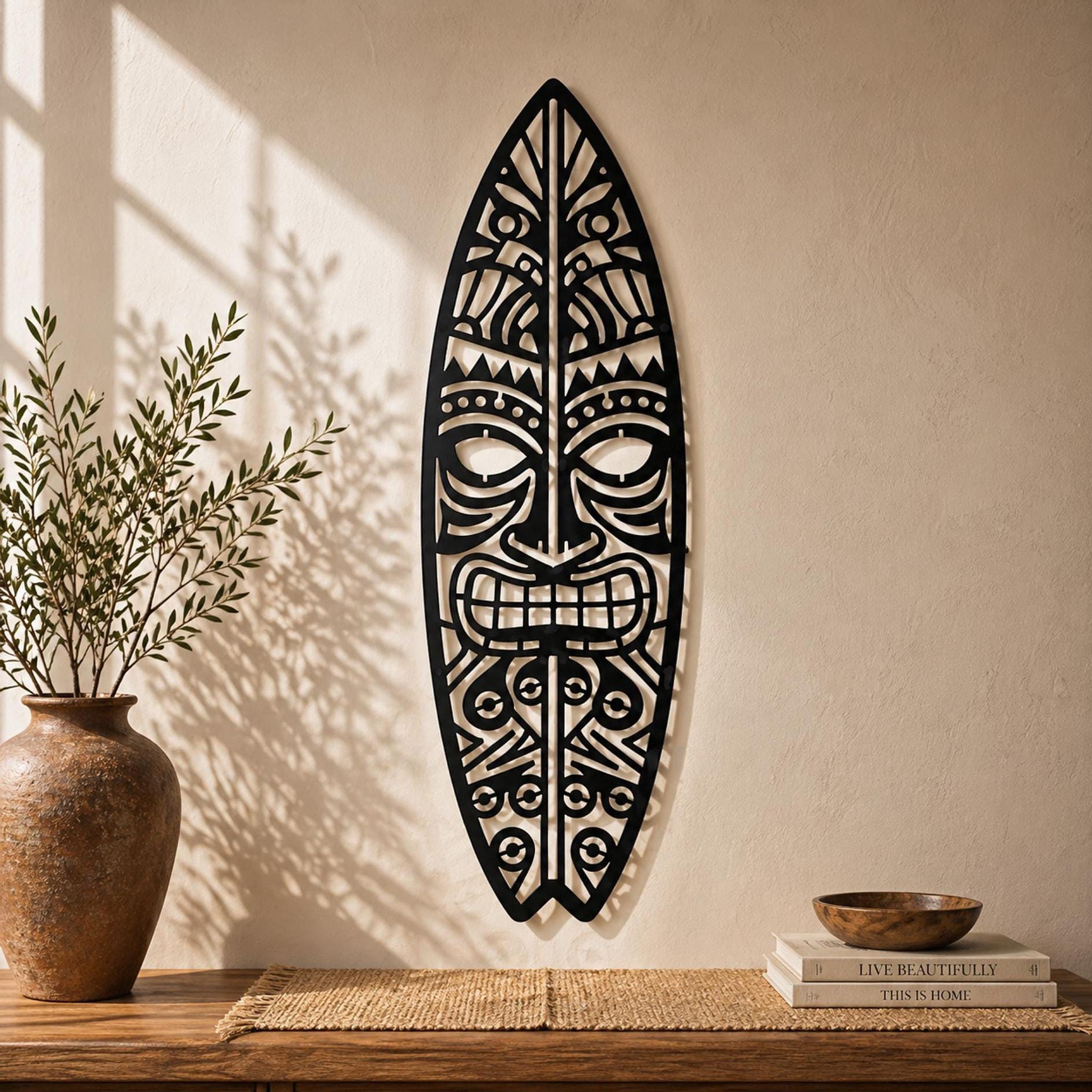 Tiki Surfboard - Etsy