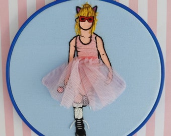 Embroidery art-Ballet brat