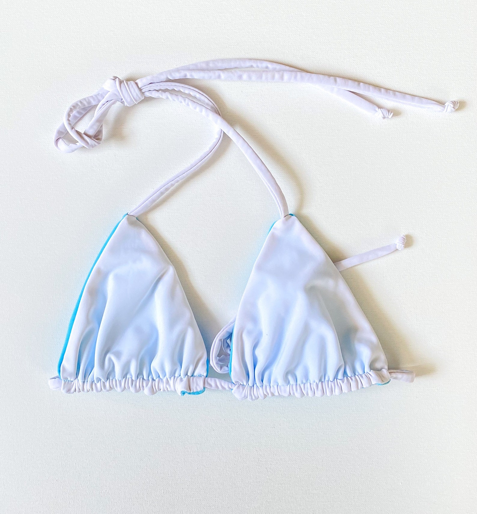 Coconut bikini top basic triangle Etsy