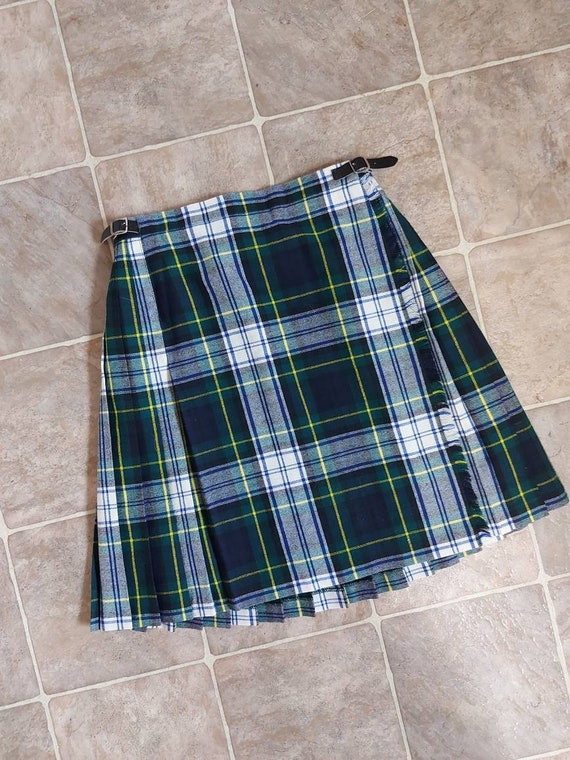 Authentic vintage tartan kilt and waistcoat