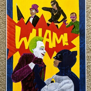 Cartel de Batman Dark Knight de los años 60