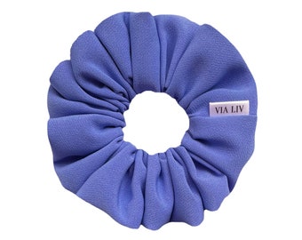 Ocean Blue Hair Scrunchie | Hair Scrunchie | Scrunchies | Hair Tie | Hair Elastic | Hair Accessory | VIA LIV