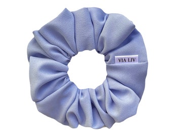 Ceil Blue Hair Scrunchie | Blue Scrunchie | Hair Tie | Hair Elastic