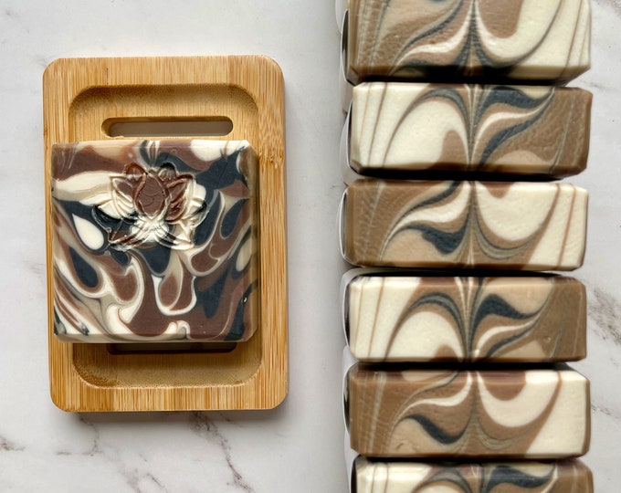 Just A Vanilla Mocha - Handcrafted Artisan Bar Soap - Coffee Bean - Vanilla - Cocoa Butter - Shea Butter - Natural - Gift - RSPO Palm Oil