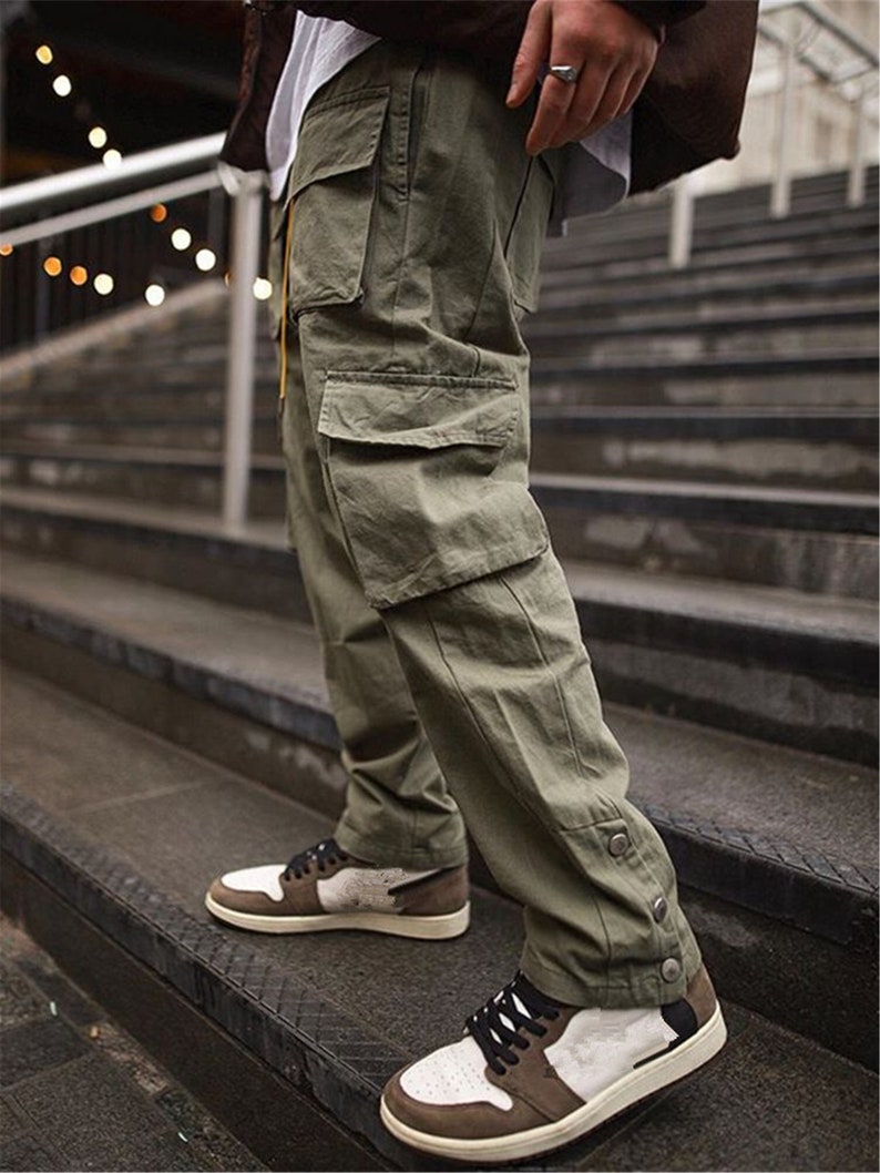 Cargo Pants Men Hip Hop Streetwear Pant Fashiontrousers Gyms - Etsy