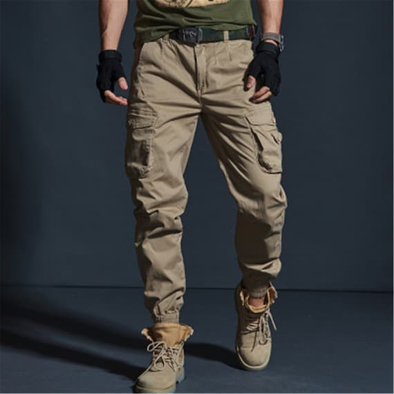 High Quality Khaki Casual Pants Men 