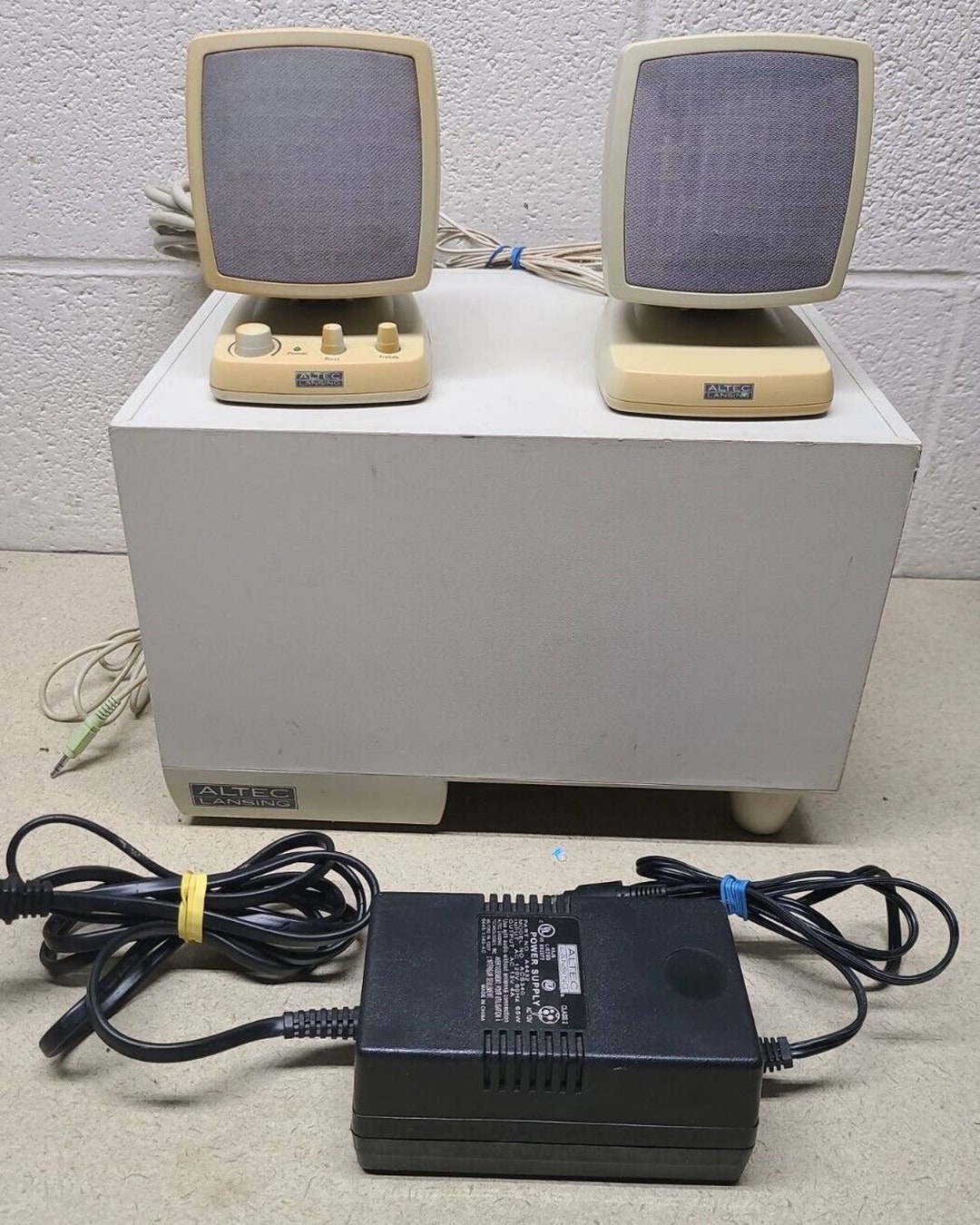 Altec Lansing ACS340 Multimedia Speaker System With Subwoofer Etsy