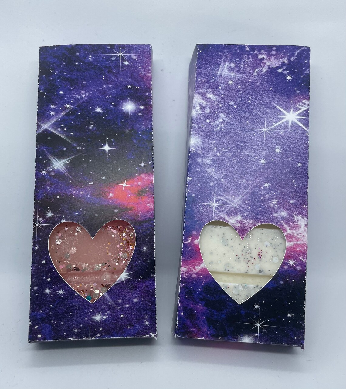 Galaxy Wax Melt Snap Bar Boxes / Packaging / space / Kraft Etsy