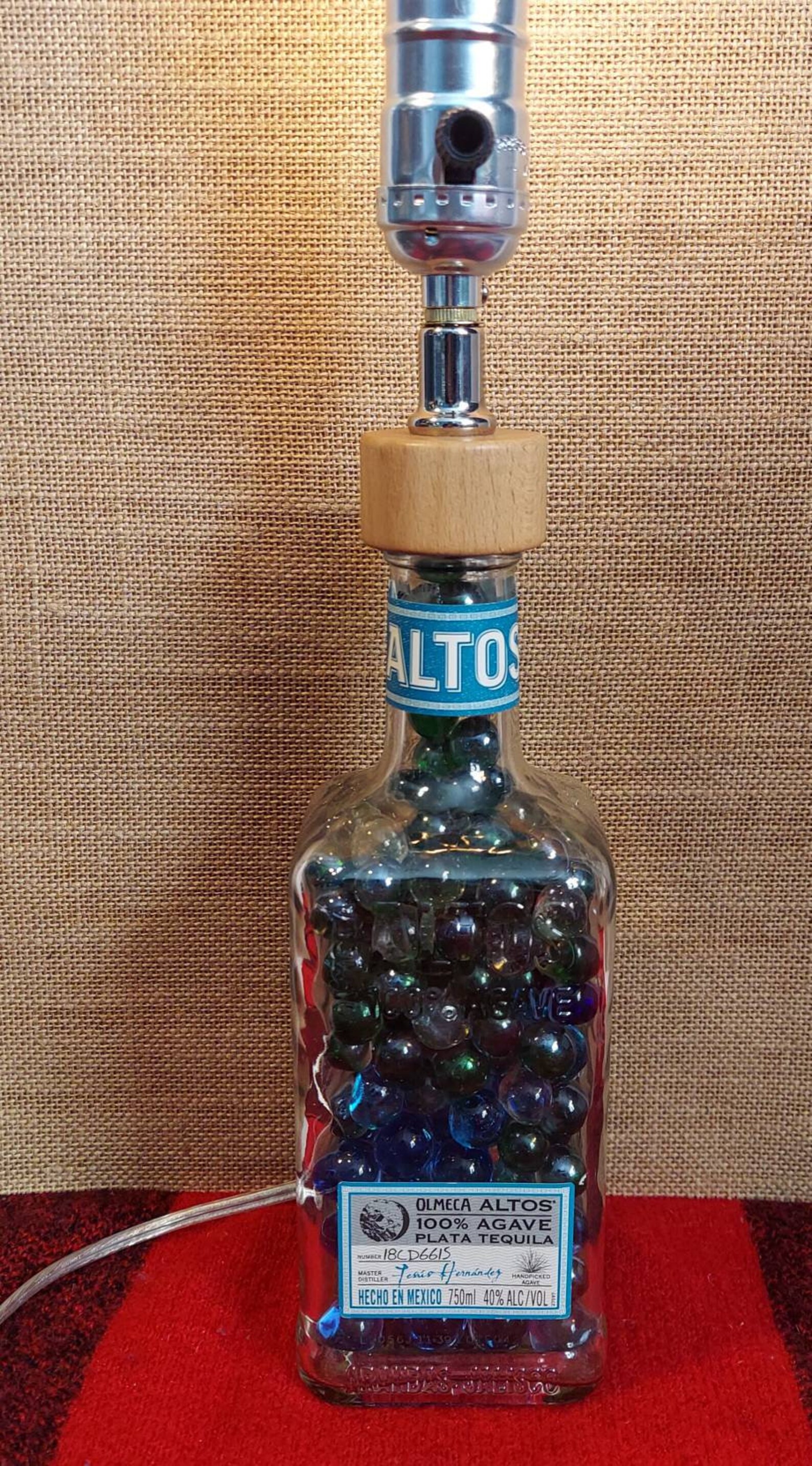 Altos Tequila Recycled Liquor Bottle Lamp Tequila Lover Gift Etsy