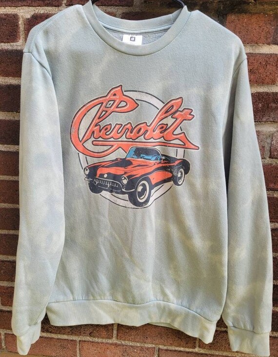Chevy crew neck sweatshirt cheap