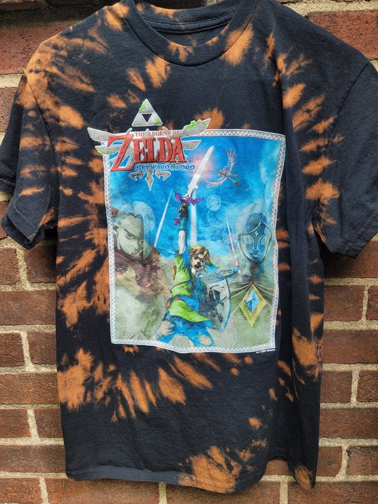 Discover Legend of Zelda Vintage Inspired Tie Dye Tee