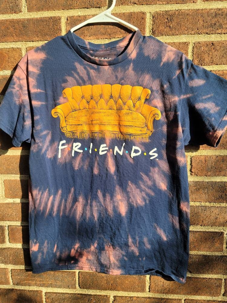 Discover Friends Couch Vintage Inspired Unisex Tie Dye Tee