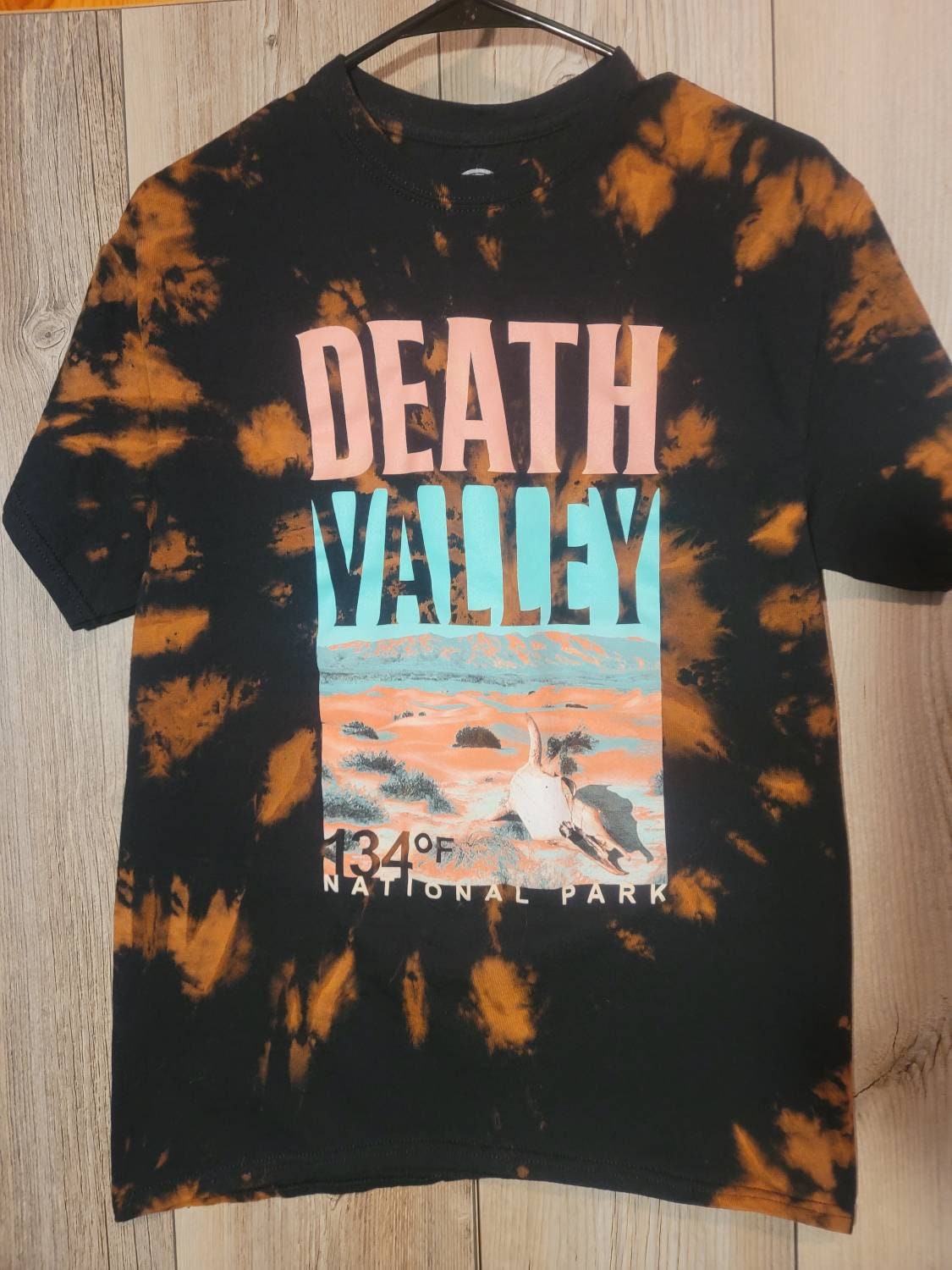 Discover Death Valley California National Park Vintage Inspired Unisex Tie Dye Tee