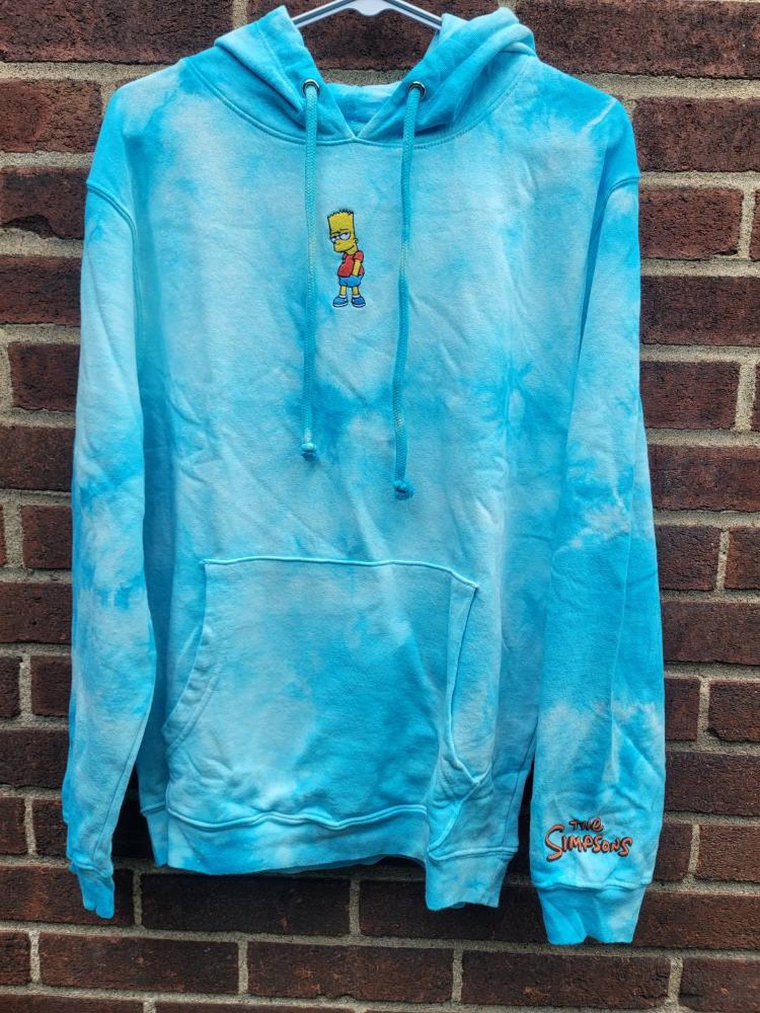The Simpsons Bart Blue Tie Dye Vintage Inspired Unisex Lightweight ...