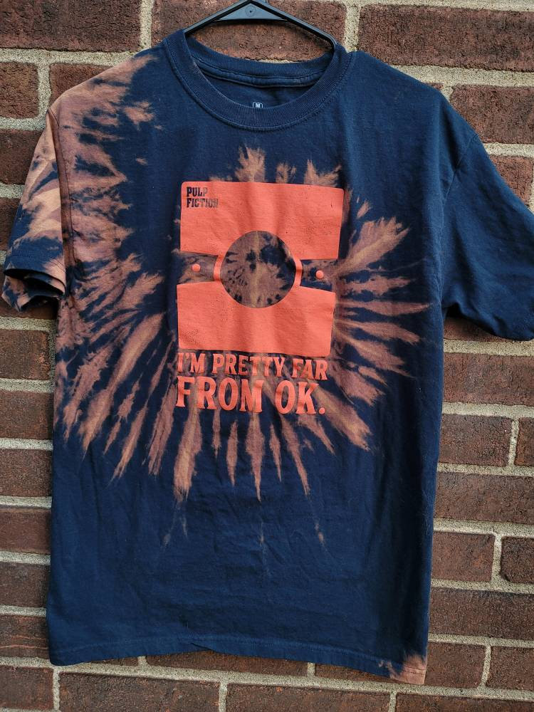 Discover Pulp Ficton Vintage Inspired Unisex Tie Dye Tee