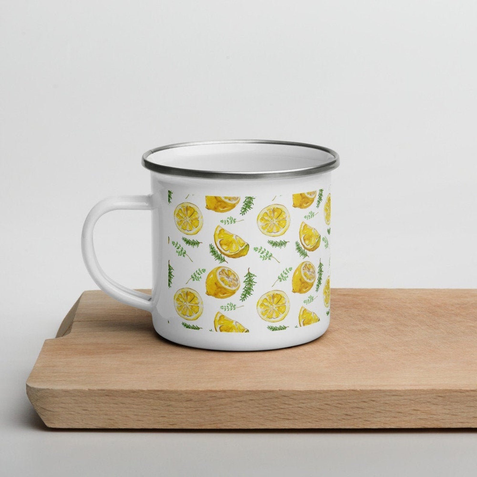 Lemon Mug Summer Mug Citrus Mug Mug for Tea Lemon Etsy