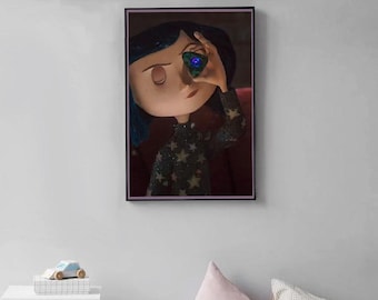 Coraline Through The Looking Glass DIGITAL Poster // Coraline Fan Poster