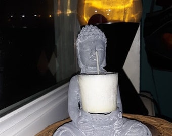 Lavender Palm Wax Eco Friendly Intention Crystal Candles