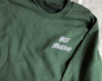 Malfoy number 7 crewneck