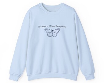 Beauxbatons wizard school blue crewneck