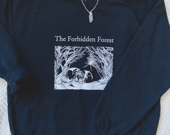 The Forbidden Forest black crewneck