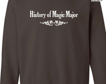 History of Magic Major vintage brown crewneck
