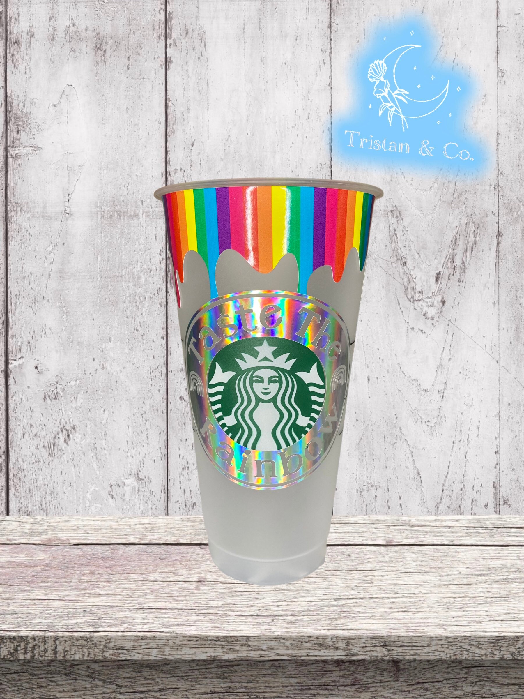Prueba la Rainbow Pride Cup / LGBTQ Pride / Customs Starbucks Etsy