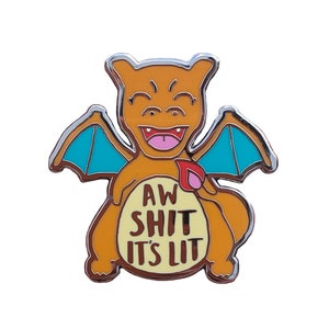 It&#39;s Lit Pokemood Hard Enamel Pin